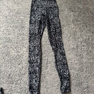 lululemon athletica Black and White Leggings